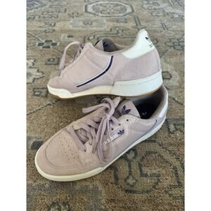 Adidas Women’s Continental 80 Soft Vision Shoes Light Purple Leather/suede GUC